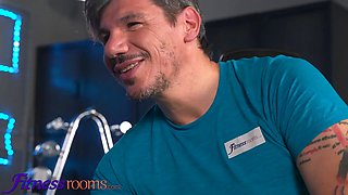 Sport apartments cute italian eLena Spano hardcore ffm 3 way with mind-blowing czech dark haired Lexi Dona