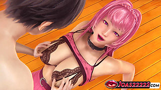 Tempting Pink-Haired Yuma Rule34 3D Hentai - Sensual Big Tits Massage, Wet Pussy Licking & Vibrator Fun with Squirt
