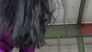 Stretched by XXL dildos