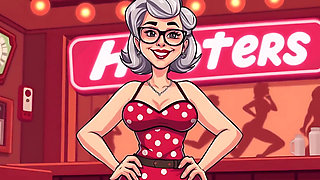 Hooters Cartoon Art