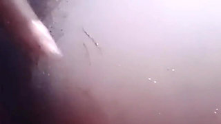 Flashing My Tits Fingering My Hairy Pussy Outdoors