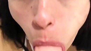 POV Your Maid Stays an Extra Hour to Suck Your Dick and Swallow Your Cum!