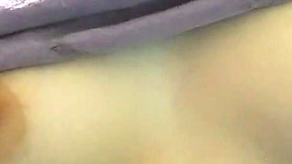 Teen Teases Her Nipples and Breasts Until She Cums by Watching Porn
