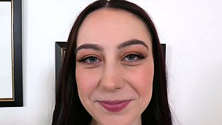 Skinny Dolly's Intense Anal Casting - A Small Tits Sensation