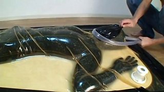 Latex Catsuit Doll Vacbed Breathplay