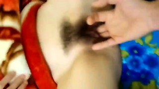 German amateur GF pussy fingered and blowjob