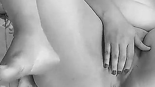 Chubby Employee Stuck Her Hand in Her Pussy and Squirted for Her Boss