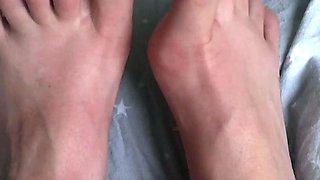 Maitresse Madelines solo foot fetish POV