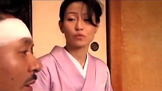 Japanese takes care of her father