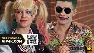 DADDY4K. Harley Quinn let her pussy go wild