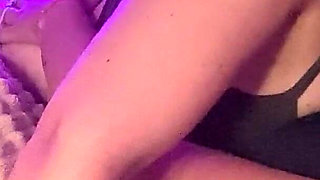 Lesbians Enjoying Their Soft Bodies and Big Tits Have Romantic Sex at Night