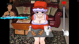 Mrs. Santa's Helpers - A hot threesome with elfs and a sexy Mrs. Claus