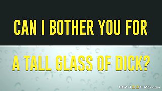 Can I Bother You For A Tall Glass Of Dick? With Keiran Lee, Jasmine Jae, Courtney Taylor - Brazzers