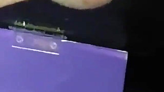 Wife at Gloryhole Blowjob at Adult Public Cinema
