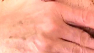 BBW Lilian Hairy Mature Masturbation