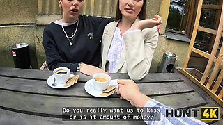 HUNT4K. She fucked up her lesbian principles and won this game