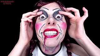 The Evil Doll Wants Your Fucking Load of Thick and Hot Cum - Creepy Crazy Face (video Request)