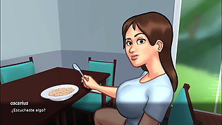 Dream and Fantasy with My Stepmom Dressed as a Clown - Summertime Saga