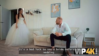 Vip4k. bride's petite affair ended up as a wedding buttfuck