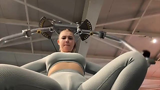 Masturbate in the Gym so Hard