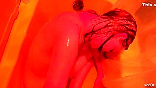 Bimbo Throat Fucked & Gagging With Golden Shower Piss