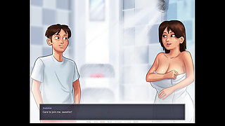 Having Sex with Horny Stepmom In the Shower - Summertime Saga Ep 4