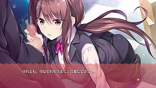 Busty anime babe gets wild with a handjob and internal release