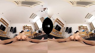Asian booty teen VR Pov porn