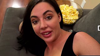 Innocent teen stepsis railed by bad wolf