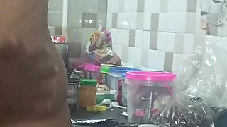 Tamil Married Women Trying Different Positions in Kitchen with Step Brother