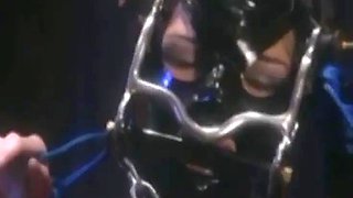 Leather lesbo Anastasia Pierce frolicking retro mistress