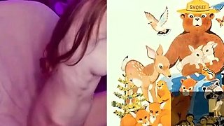Beauty small tit amateur teen masturbating her shaved pussy