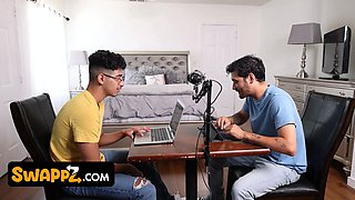 Swappz - big-assed huge titted milfs Mellanie Monroe and ms. visual swap and screw their latino stepsons