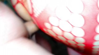 Thick milf got creampie after kitchen sex