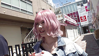 Part 1 [The Extreme of De M] Demon exposure GAL with a pre-ass bare in the city! Actually, it's a metamorphosis de M-chan! [Ass slapping&times; blindfolded &times;Deep Throating] Anything is a super play barrage of ants! 3rd round!!