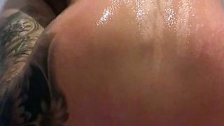 Extreme close up on her pussy taking toys