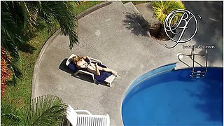 Spying My Sexy Milf Neighbor By The Pool, Fetish