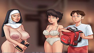 Step mom creates a cozy vibe in summertime saga