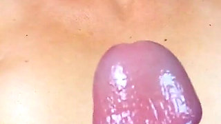 POV Oily Handjob - Blonde MILF Wife Stroking My Dick Until I Cum on Her Tits