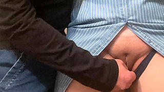 OMG!!! A Stranger Rubs His Dick On Me and Fingered My Pussy in The Subway