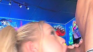 Squirting Teen Takes One for the Team