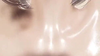 Fiona in Stockings 3D Hentai Animation - Piledriver Hardcore Sex on Table, Side Doggystyle Fuck with Close-up Pussy Views