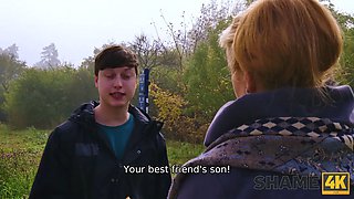 Shame4k. 2 hubbies aren't enough, she also needs young paramour!