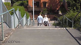 Dane Jones picking up cute blonde young Lovita Fate for fucking romantic porno