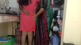 Neighbour Batchelor enjoying threesome with married women and her stepsister