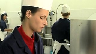 Hot brunette slut for extreme amateur pov blowjob