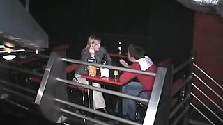Fuck in the nightclub shot by security cam!