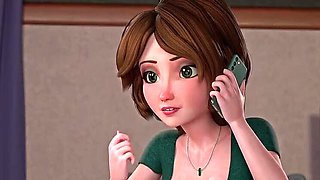 Hot Animated MILF Sex with Akashamunir - Home Fuck in 3D Animation