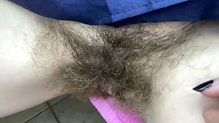 Hairy Pussy Compilation - Closeup of Big Clit & Bushy Amateur Cutieblonde