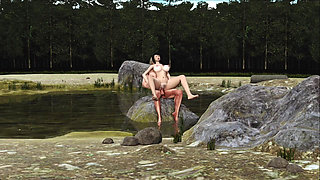 Max's Life Season 3 Cap 170 - Fucking Sexy Big Tits Farmer at the Lake